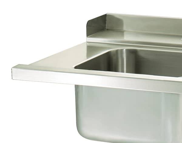 Dishwasher Table - 90 x 75cm - Right- with Sink and Storage Shelf — 3