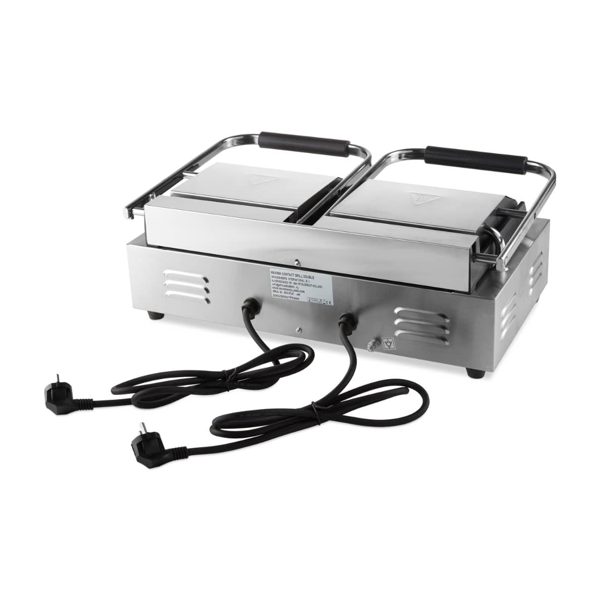 Contact Grill - Smooth - Double Grill Plate - 2 x 22cm — 10
