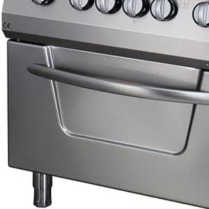 Heavy Duty Stove - 4 Burners - Double Unit - 70cm Deep - with Oven - Electric — 5