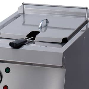Heavy Duty Deep Fryer - 1 x 12L - Single Unit - 70cm Deep - with Drain Tap - Electric — 5