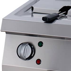 Heavy Duty Deep Fryer - 1 x 12L - Single Unit - 70cm Deep - with Drain Tap - Electric — 3