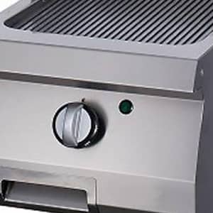 Heavy Duty Griddle - Grooved - Single Unit - 70cm Deep - Gas — 5