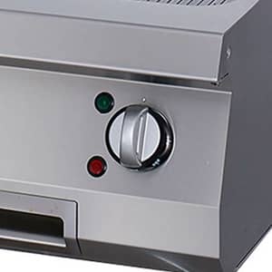 Heavy Duty Griddle - Grooved Chrome - Single Unit - 70cm Deep - Electric — 5