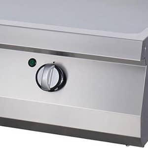 Heavy Duty Griddle - Smooth Chrome - Double Unit - 70cm Deep - Electric — 5