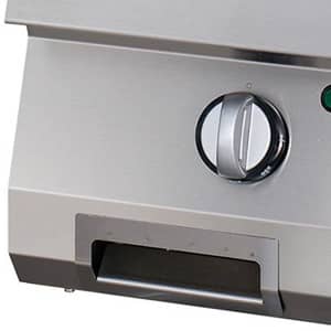 Heavy Duty Griddle - Smooth - Single Unit - 70cm Deep - Electric — 3