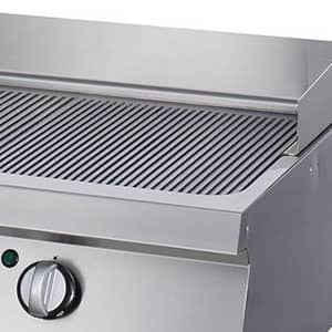 Heavy Duty Griddle - Grooved - Double Unit - 70cm Deep - Electric — 3