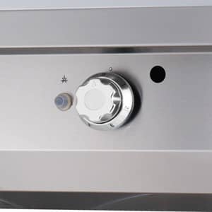 Heavy Duty Griddle - Half Grooved - Double Unit - 70cm Deep - Gas — 3