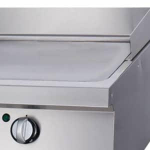 Heavy Duty Griddle - Smooth Chrome - Double Unit - 70cm Deep - Gas — 5