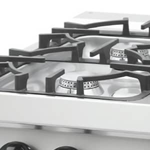 Aragaz profesional pe gaz Maxima Heavy Duty – 2 arzătoare – modul simplu – adâncime 70 cm — 4