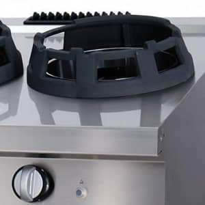 Heavy Duty Wok Cooker - 2 x 28,5cm Cooking Rings - Double Unit - 70cm Deep - Gas — 3