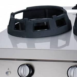 Heavy Duty Wok Cooker - 2 x 28,5cm Cooking Rings - Double Unit - 70cm Deep - Gas — 4