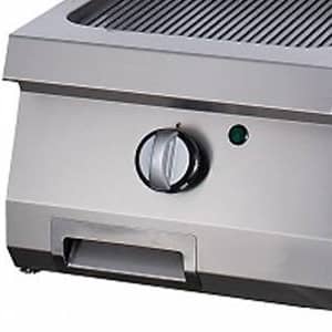 Heavy Duty Griddle - Grooved Chrome - Single Unit - 70cm Deep - Gas — 3
