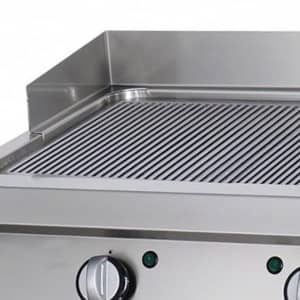 Heavy Duty Griddle - Grooved - Double Unit - 70cm Deep - Gas — 3