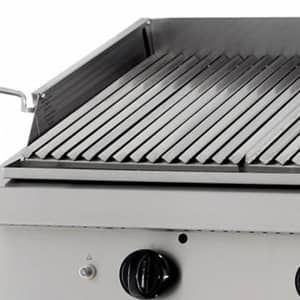 Heavy Duty Lava Stone Grill - Double Unit - 70cm Deep - Gas — 4