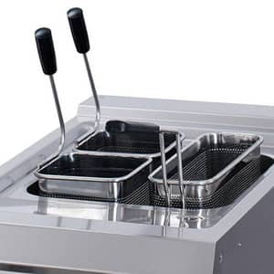 Heavy Duty Pasta Cooker - 1 x 20L - Single Unit - 70cm Deep - Electric — 4