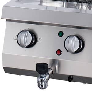 Heavy Duty Pasta Cooker - 1 x 20L - Single Unit - 70cm Deep - Electric — 5