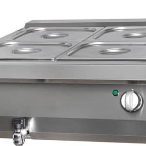 Heavy Duty Bain Marie - Double Unit - 70cm Deep - Electric — 3