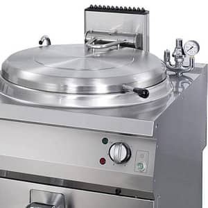 Heavy Duty Boiling Pan - 60L - Indirect Heat - 70cm Deep - Electric — 5