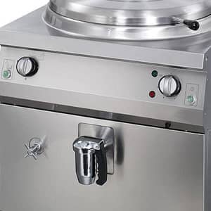 Heavy Duty Boiling Pan - 60L - Indirect Heat - 70cm Deep - Electric — 4