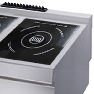 Heavy Duty Induction Cooker - 2 Burners - Double Unit - 70cm Deep - Electric — 3