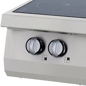 Heavy Duty Infrared Cooker - 2 Burners - Double Unit - 70cm Deep - Electric — 3