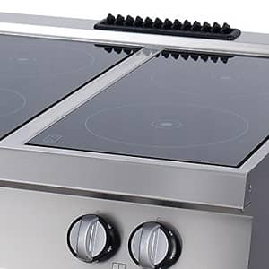Heavy Duty Infrared Cooker - 4 Burners - Double Unit - 70cm Deep - Electric — 4