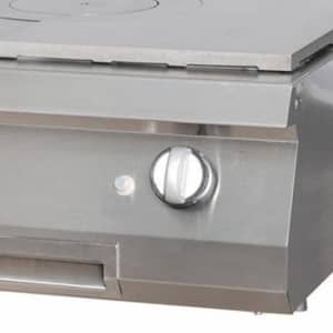 Heavy Duty Solid Top - 1 Burner - Double Unit - 70cm Deep - Gas — 4