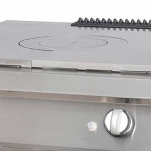 Heavy Duty Solid Top - 1 Burner - Double Unit - 70cm Deep - Gas — 5