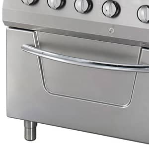 Aragaz profesional pe gaz Maxima Premium Stove – 4 arzătoare – modul dublu – adâncime 90 cm — 5