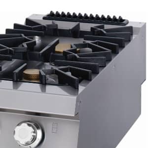 Aragaz profesional pe gaz Maxima Premium – 2 arzătoare – modul simplu – adâncime 90 cm — 4
