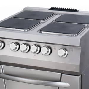 Premium Stove - 4 Burners - Double Unit - 90cm Deep - Electric — 3