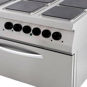 Premium Stove - 6 Burners - Triple Unit - 90cm Deep - incl Wide Oven - Electric — 3