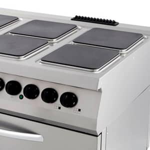 Premium Stove - 6 Burners - Triple Unit - 90cm Deep - incl Wide Oven - Electric — 4