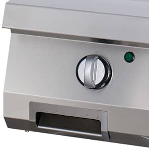 Premium Griddle - Smooth Chrome - Single Unit - 90cm Deep - Gas — 3