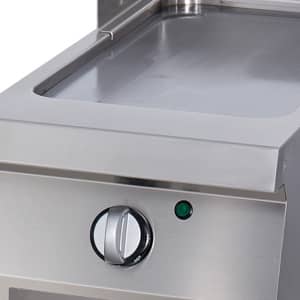 Premium Griddle - Smooth Chrome - Single Unit - 90cm Deep - Gas — 4