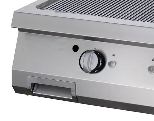 Premium Griddle - Grooved - Double Unit - 90cm Deep - Electric — 5