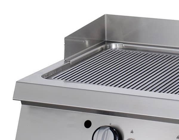 Premium Griddle - Grooved Chrome - Double Unit - 90cm Deep - Electric — 4