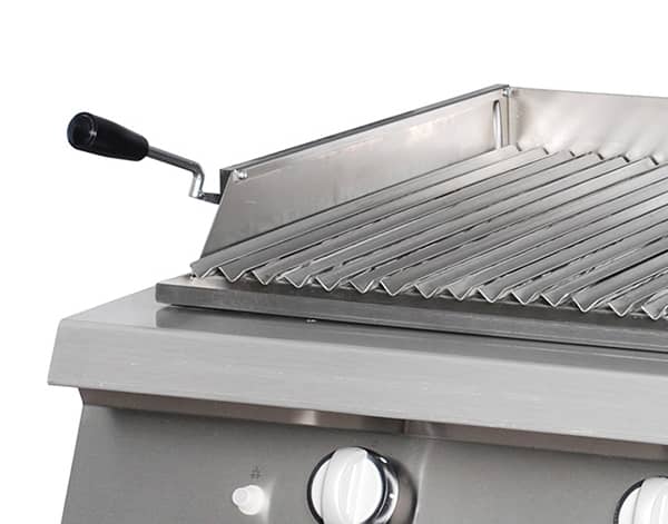 Premium Lava Stone Grill - Double Unit - 90cm Deep - Gas — 3