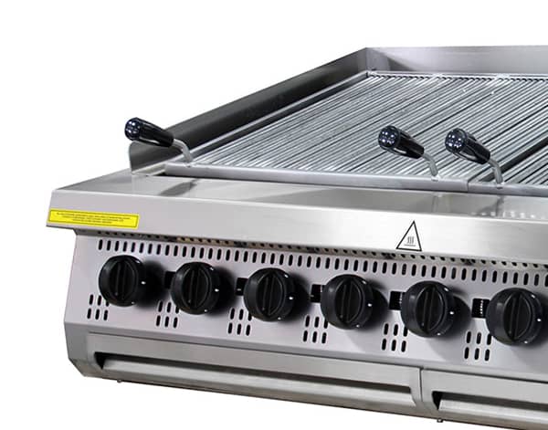 Premium Chargrill - 8 Zones - Triple Unit - 90cm Deep - Gas — 4