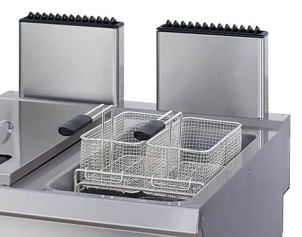 Premium Deep Fryer - 2 x 22L - Double Unit - 90cm Deep - with Drain Tap - Gas — 3