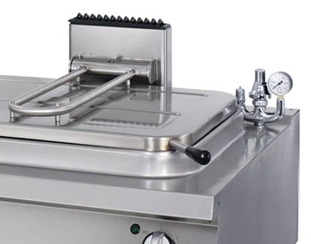 Premium Boiling Pan - 265L - Indirect - 90cm Deep - Electric — 5
