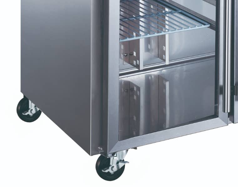 Counter Fridge - 136cm - 2 Glass Doors — 3