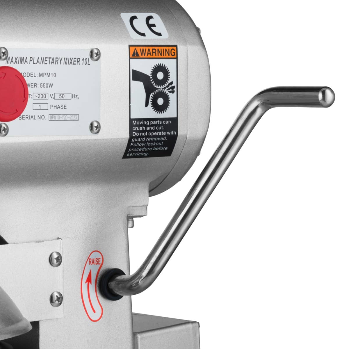 Planetary Mixer - 10L - Up to 5kg Dough - 3 Speed — 11