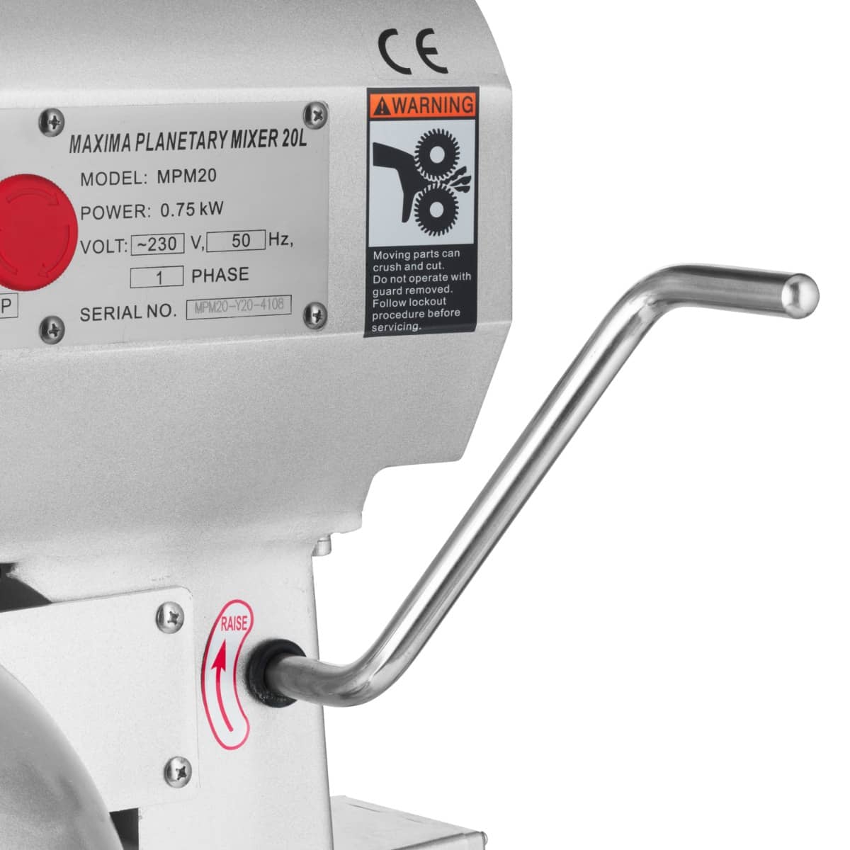 Planetary Mixer - 20L - Up to 10kg Dough - 3 Speed — 11