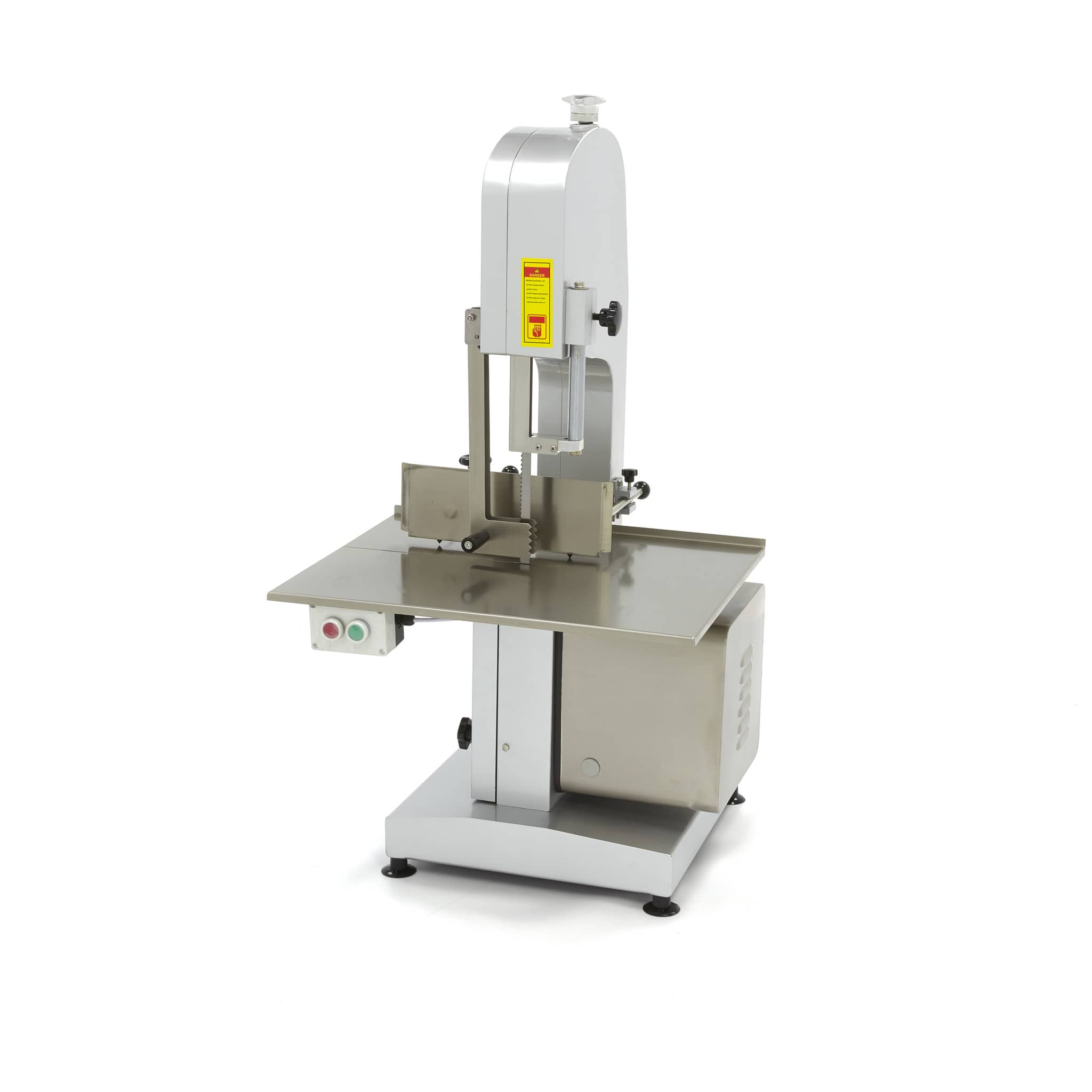 Fierăstrău electric profesional pentru oase cu împingător carne | Bandă 204 cm | 0.75 kW | 230V — 5