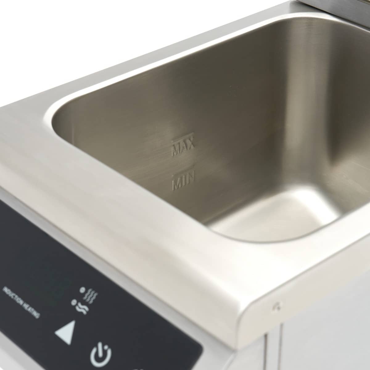 Deep Fryer - 8L - 1 Basket - Induction - with Drain Tap — 8