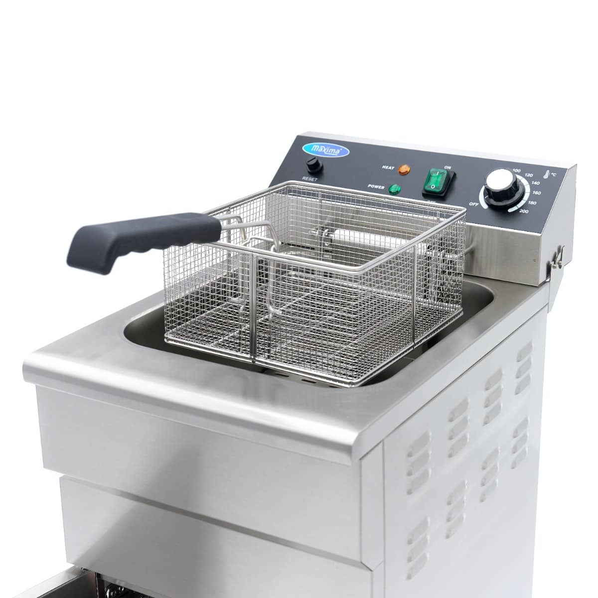 Deep Fryer - 16L - 1 Basket - with Drain Tap and Stand - 230V — 7