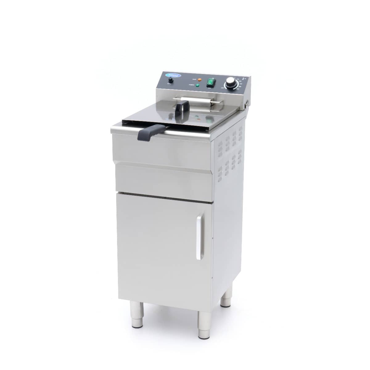 Deep Fryer - 16L - 1 Basket - with Drain Tap and Stand - 230V — 4