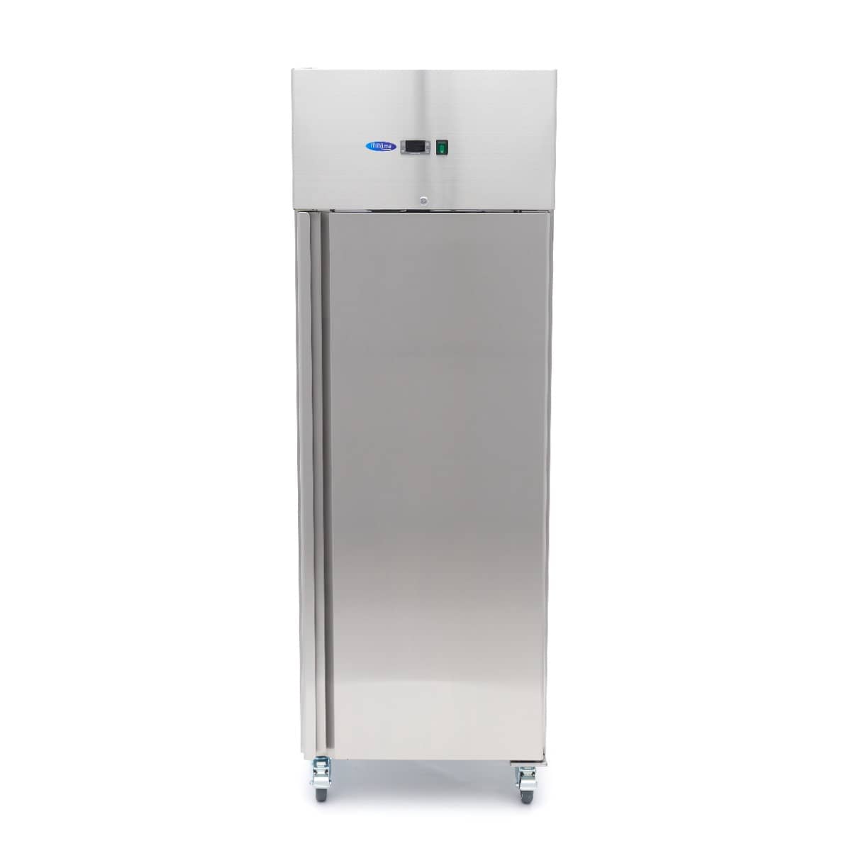 Fridge - 400L - 3 Adjustable Shelves - Stainless Steel - on Wheels — 3