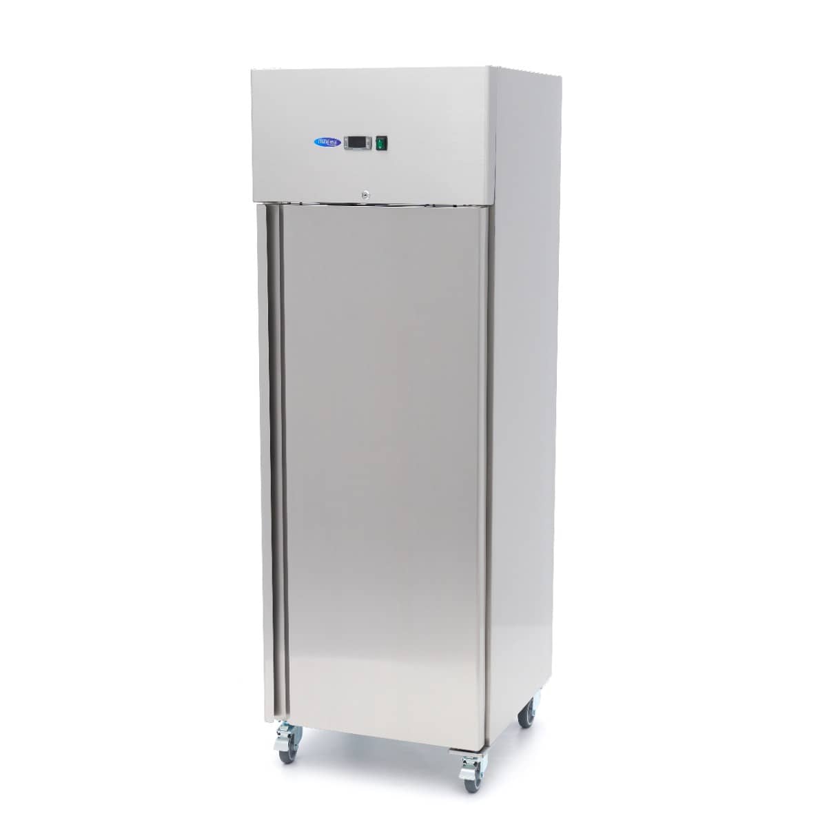 Fridge - 400L - 3 Adjustable Shelves - Stainless Steel - on Wheels — 5